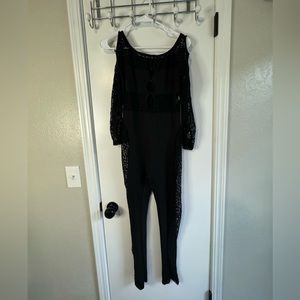 Leopard print jumpsuit